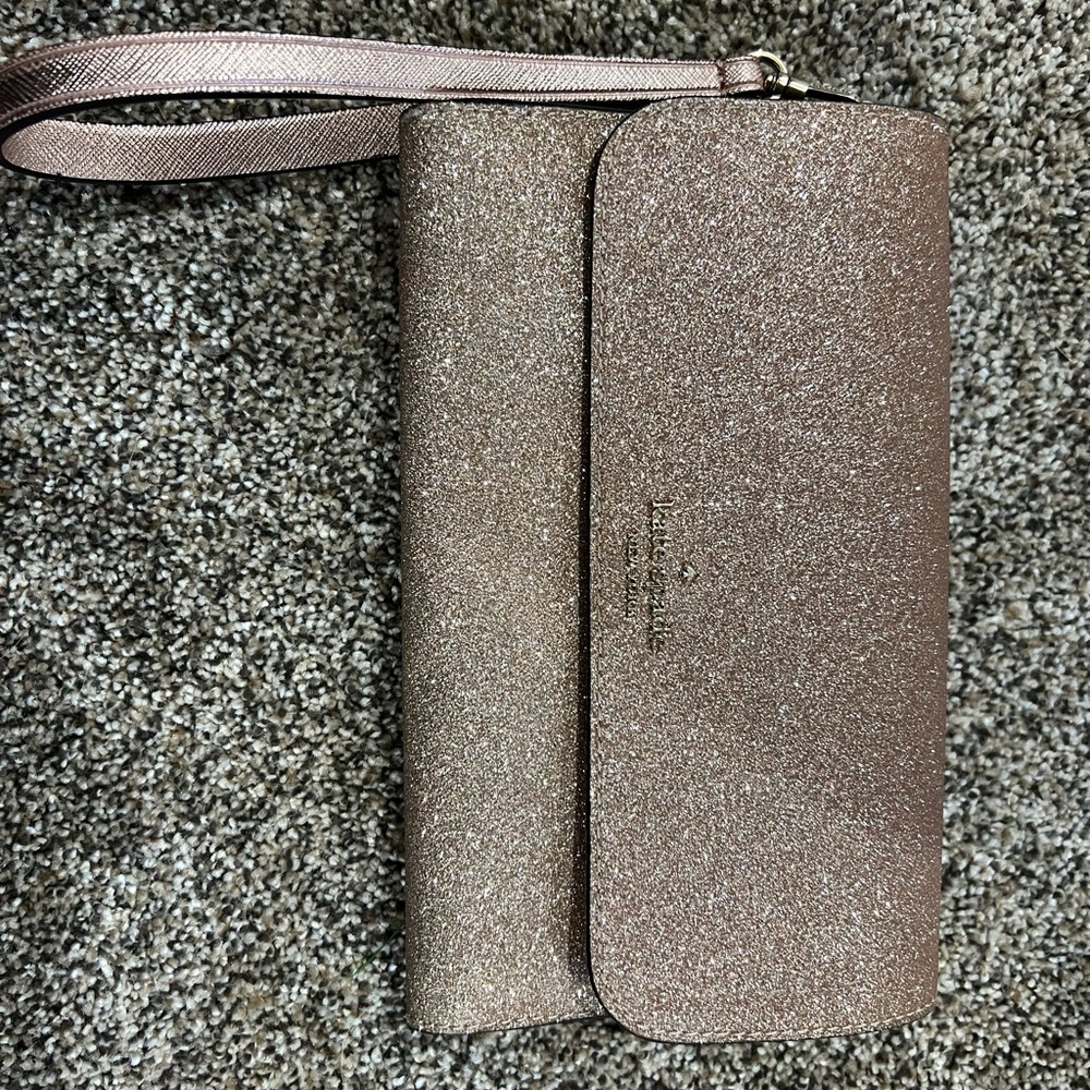 Kate spade wristlet glitter